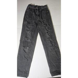 BDG Black High Rise Baggy Mom Jeans Size 23 Urban Outfitters. (HL430)